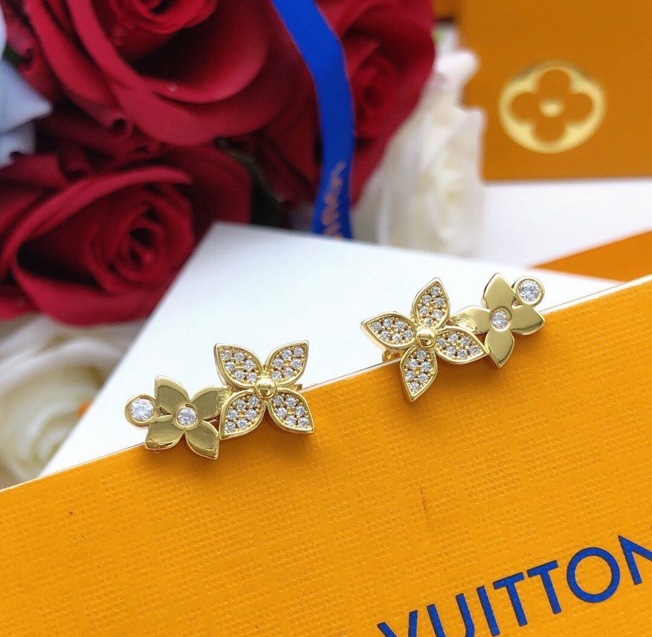 Stud Flower Earrings