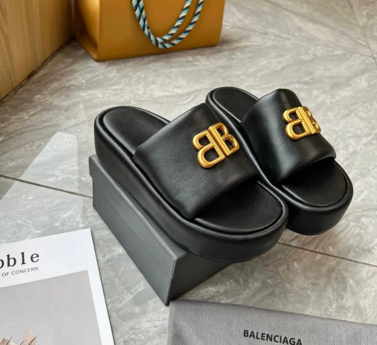 BB Leather Sandals