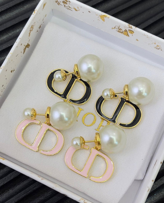 CD Pearl Earrings