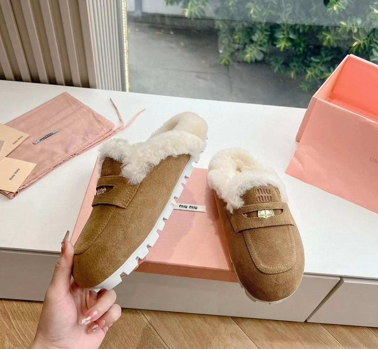 Fur Slippers