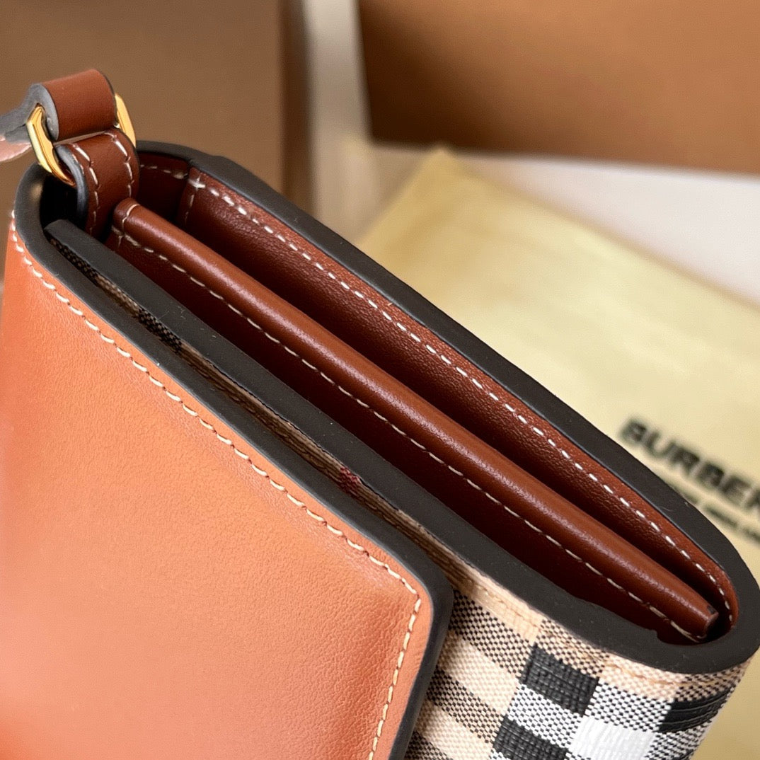 Check Strap Wallet