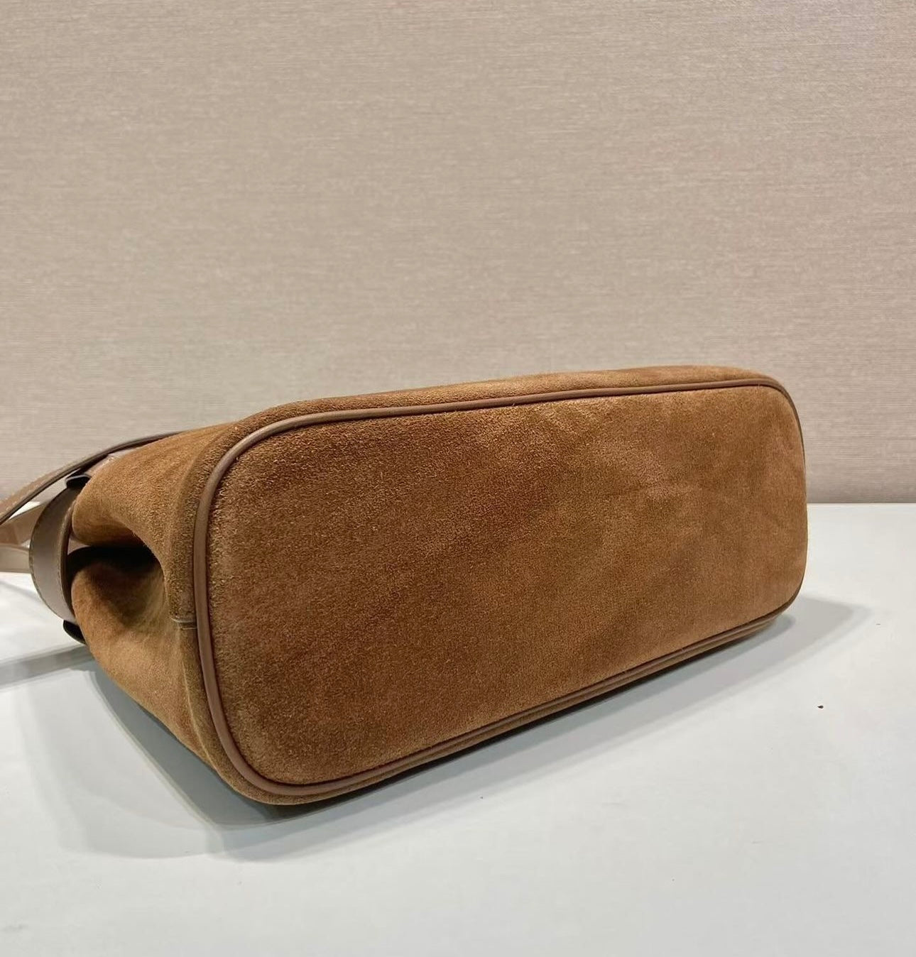 Buckle Suede Bag