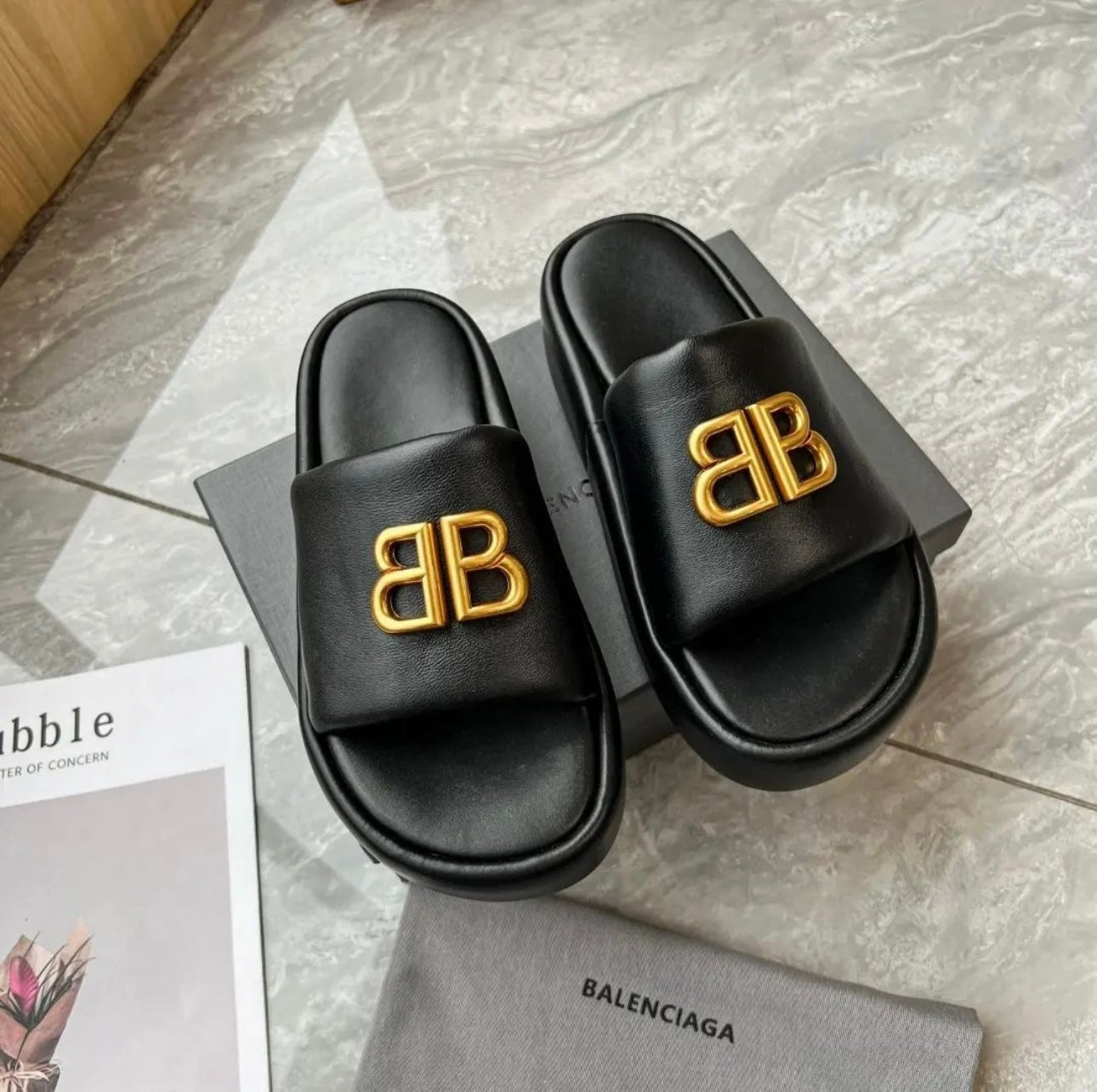 BB Leather Sandals