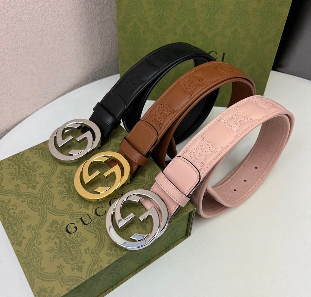 GG Leather Belt