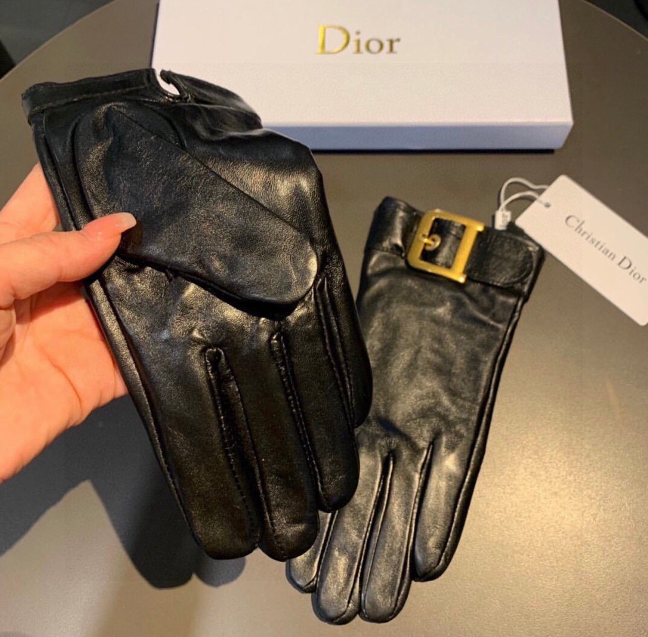 CD Leather Gloves