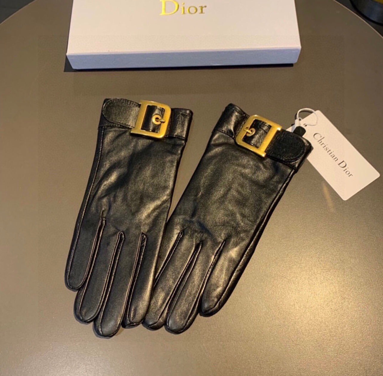 CD Leather Gloves