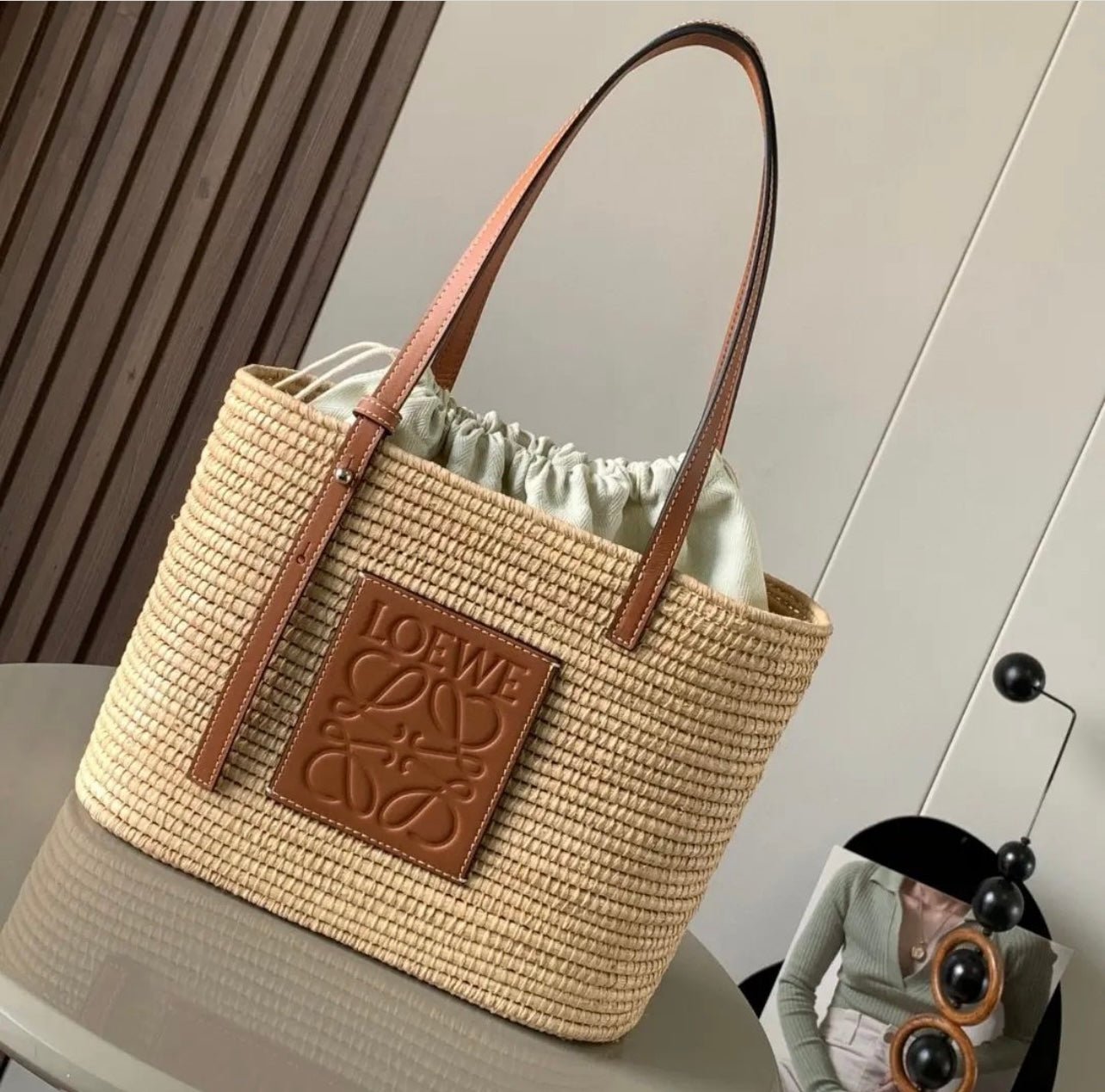 Square Basket Bag