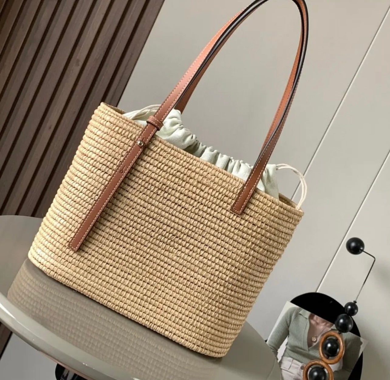 Square Basket Bag