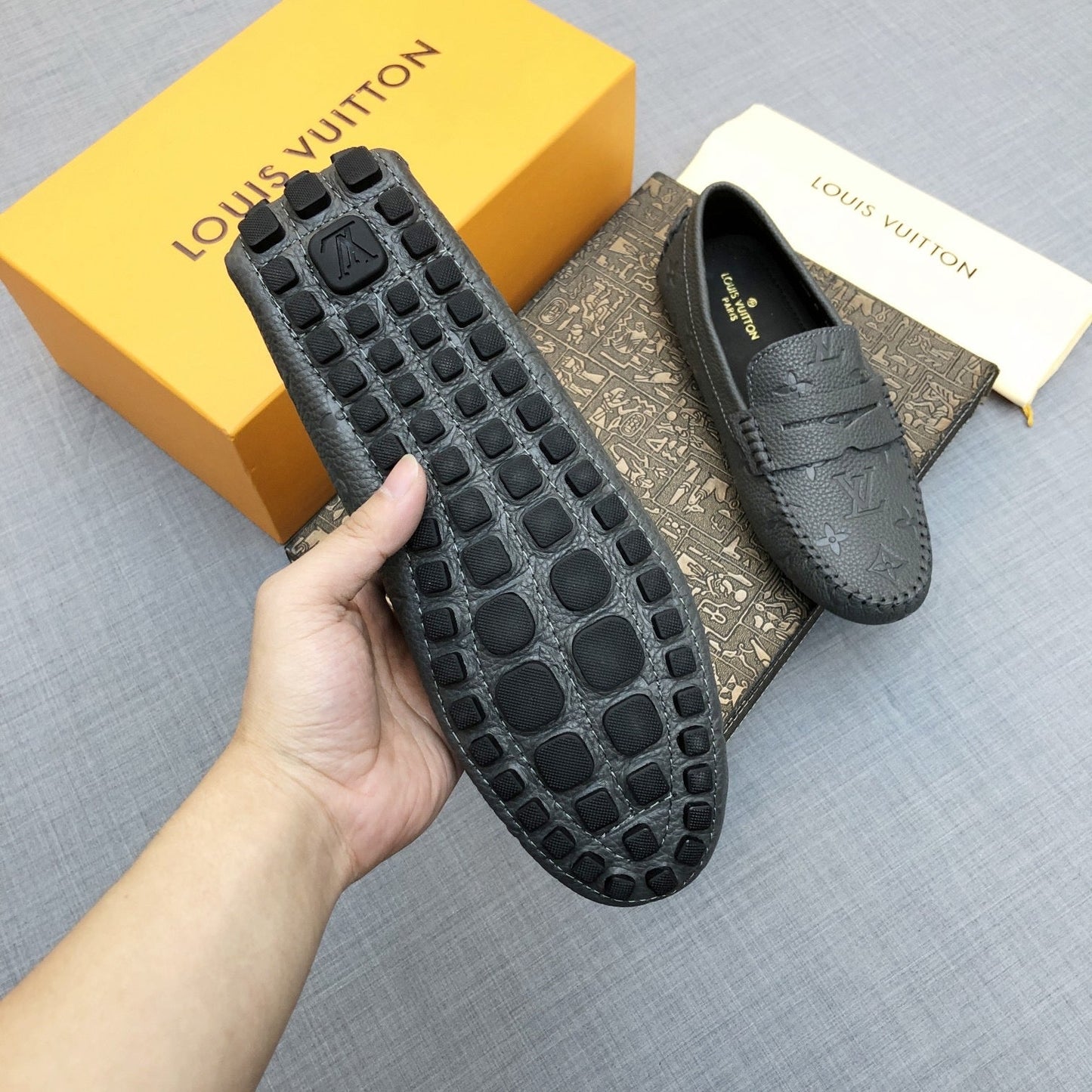 Embossed Loafers