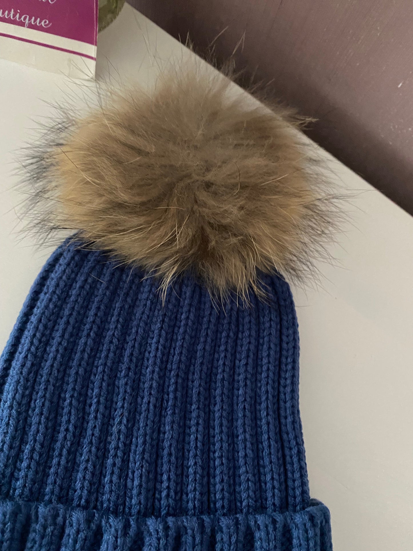 Fur Pom Hat