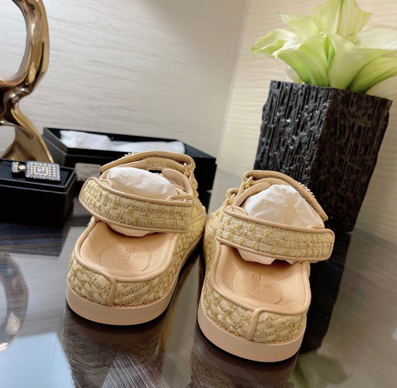 CC Pearl Dad Sandals