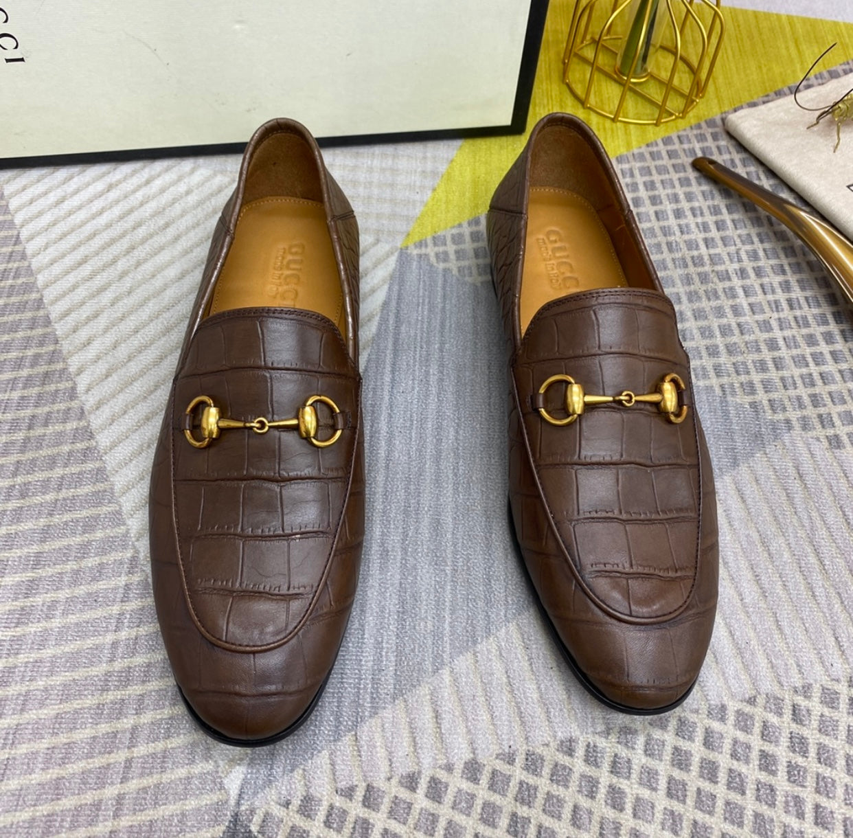 GG Embossed Loafers