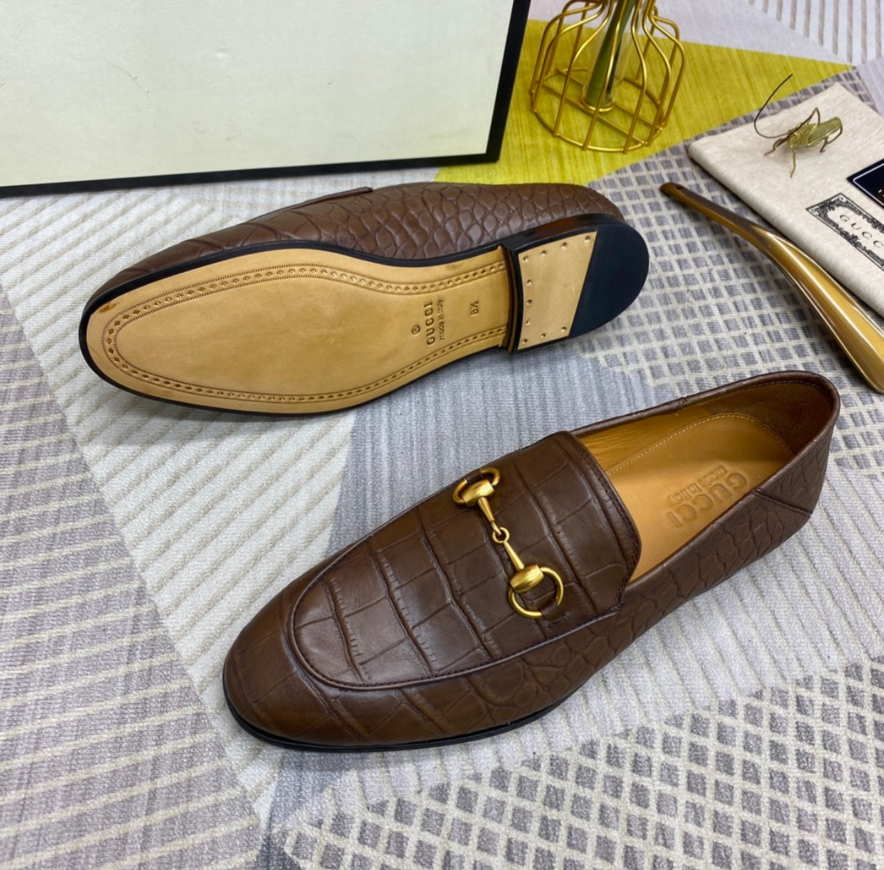 GG Embossed Loafers