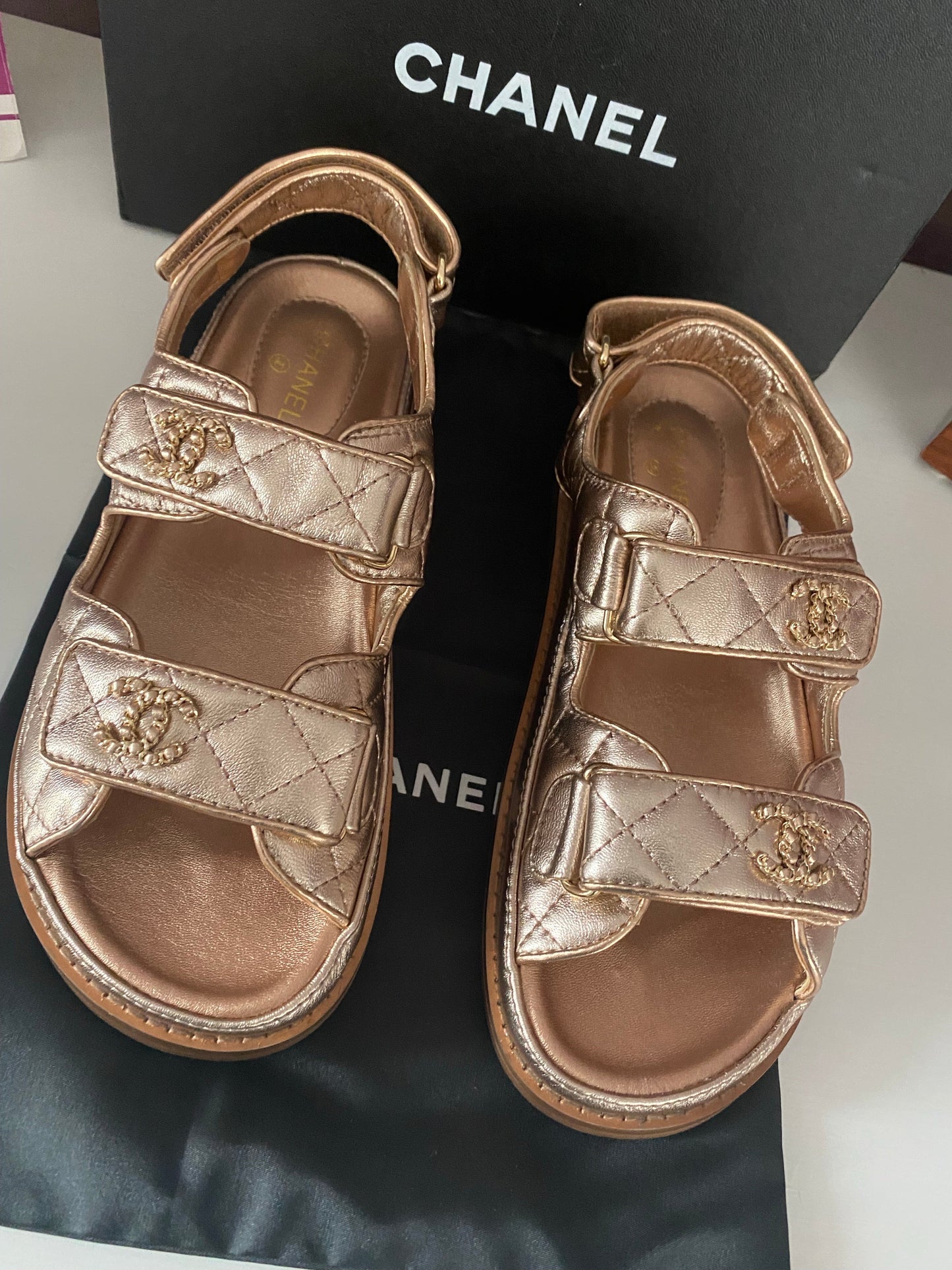 CC Leather Sandals