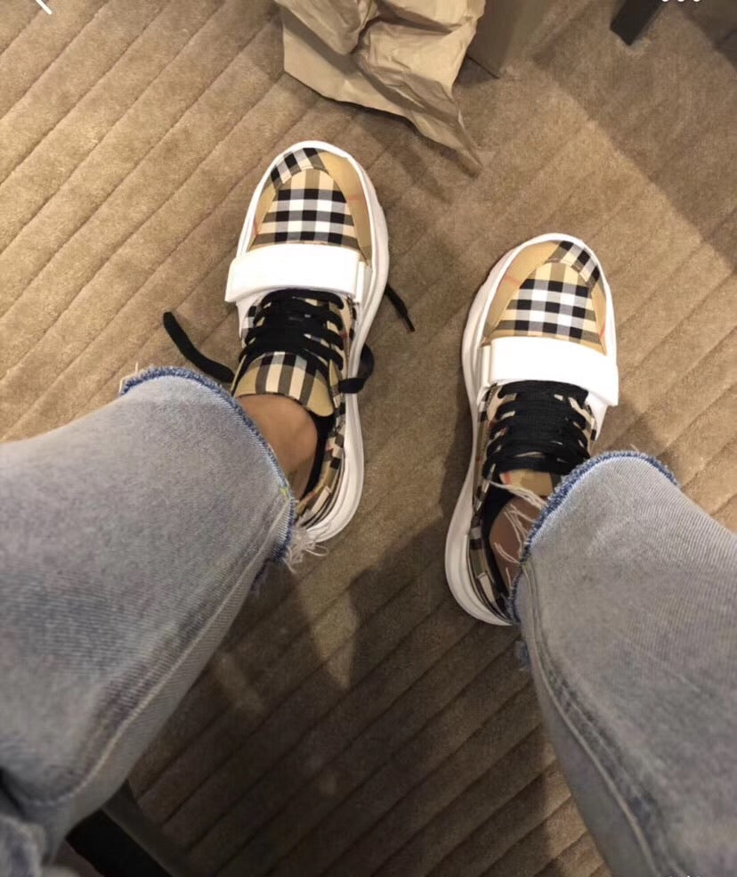 Vintage Check Trainers