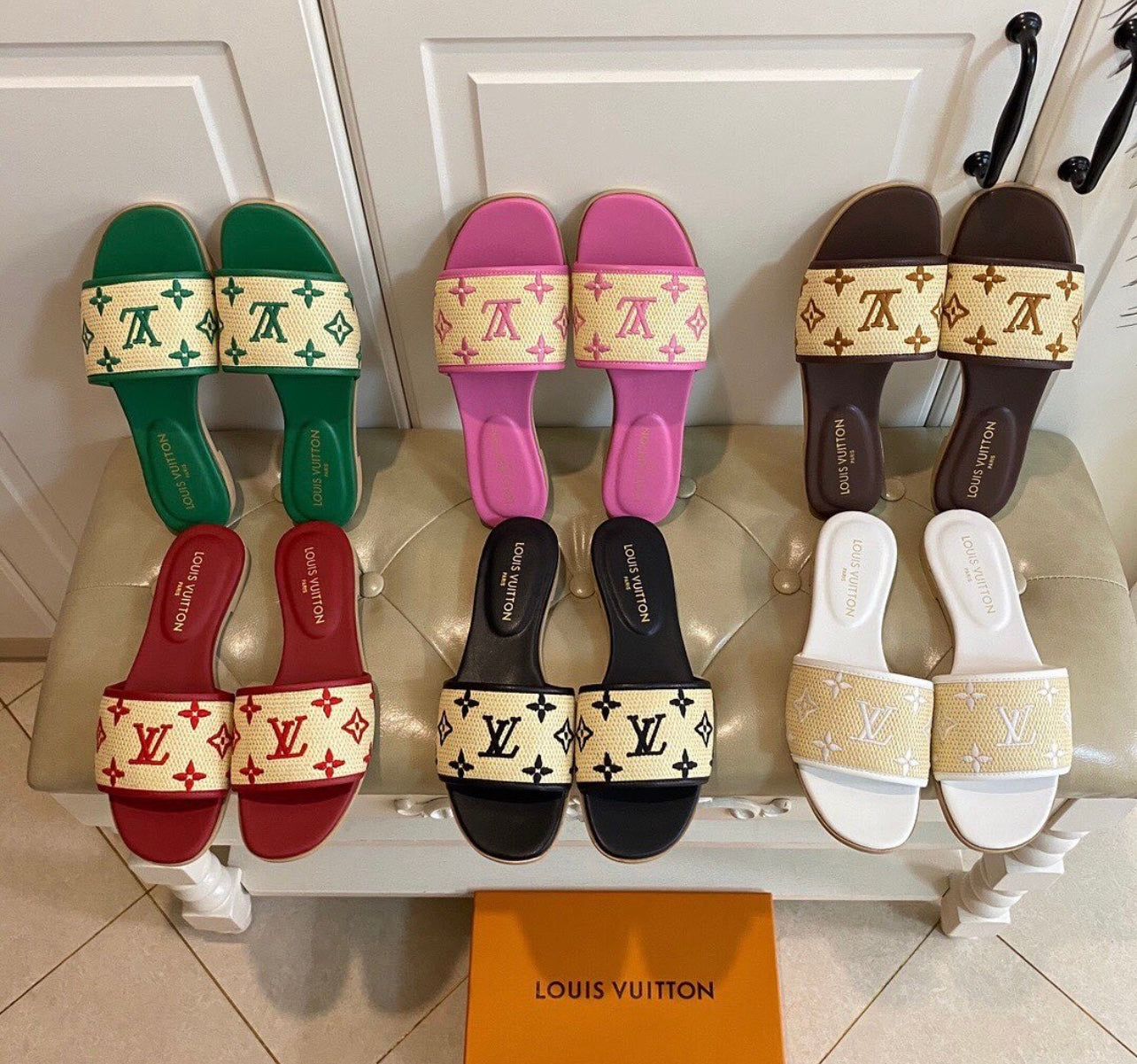 Monogram Sandals