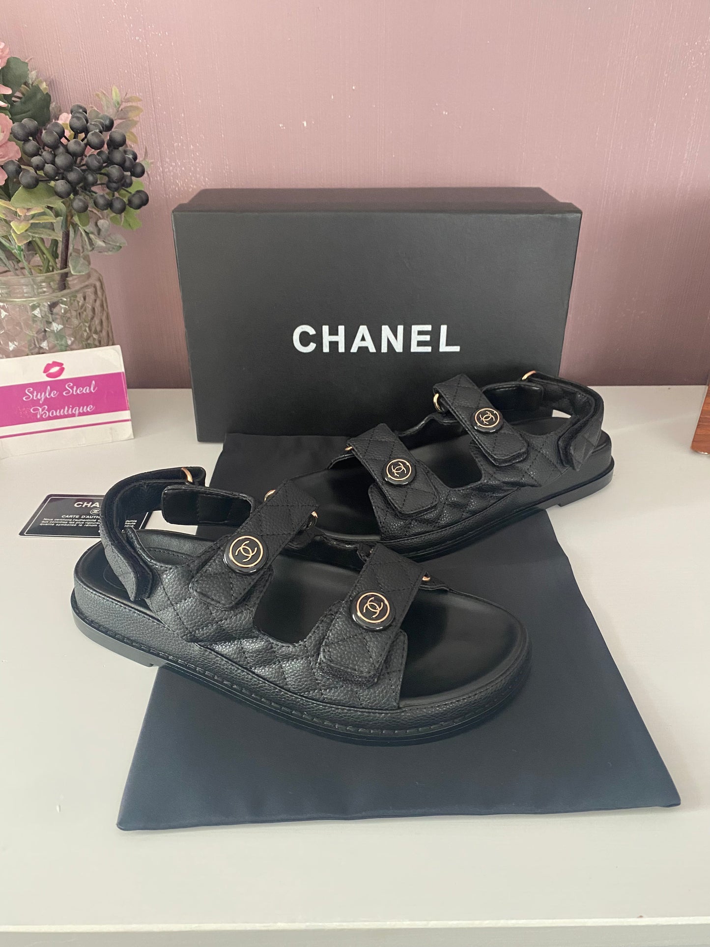 CC Button Dad Sandals