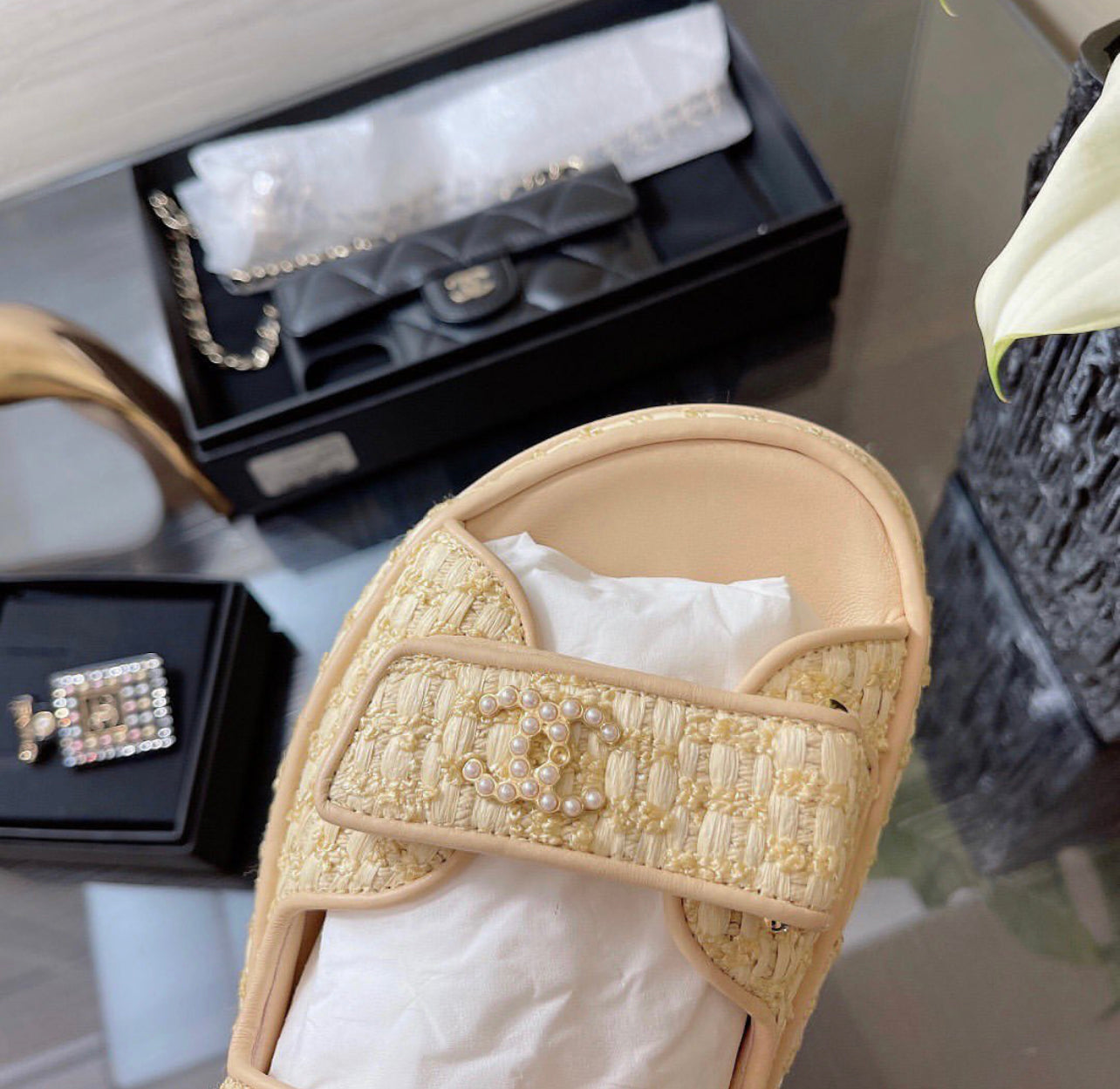 CC Pearl Dad Sandals