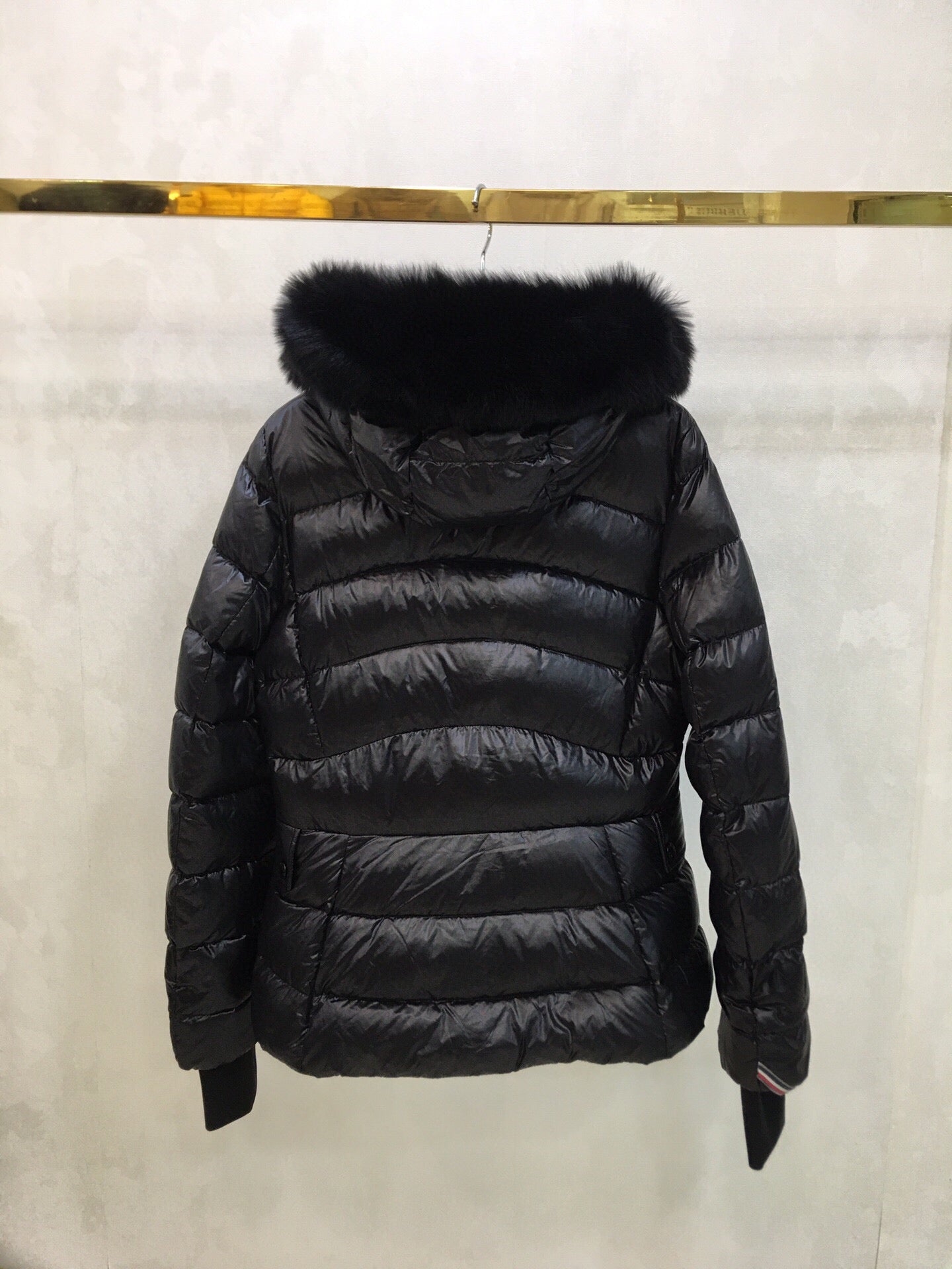 Logo Fur Jacket