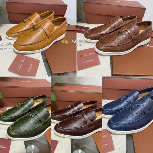 Embossed Loafers