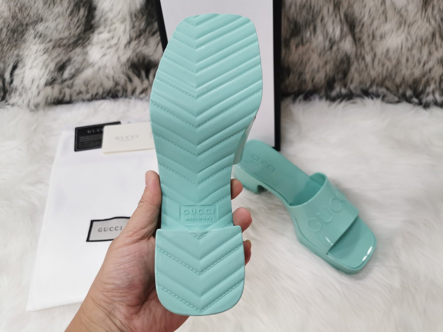 Rubber Slide Sandals