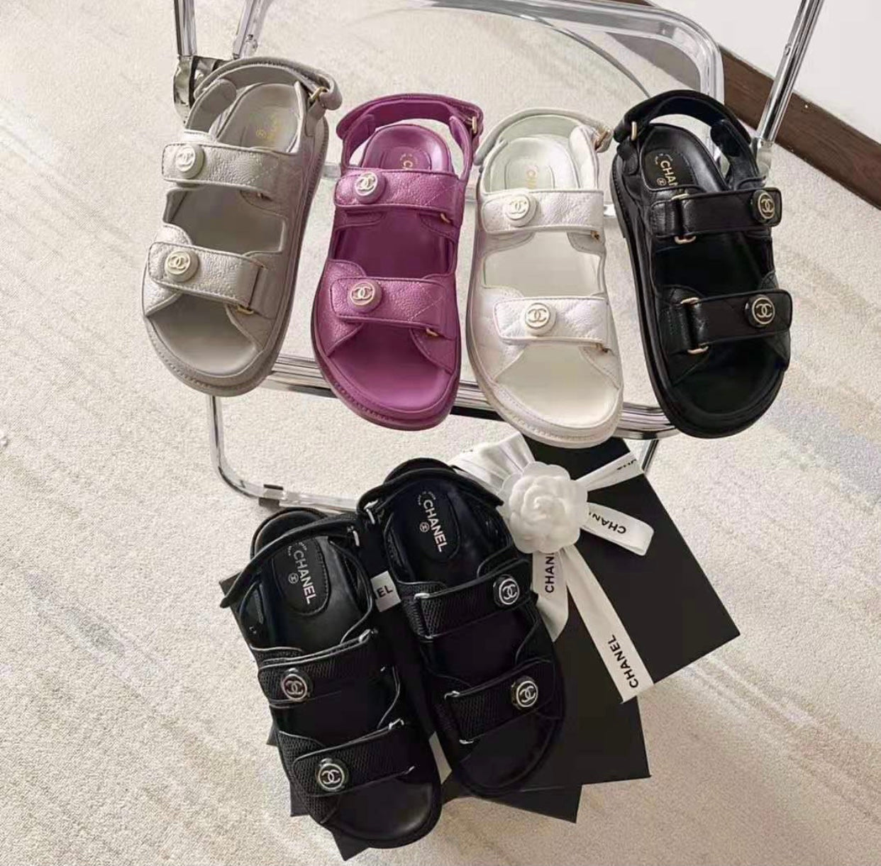 CC Button Dad Sandals