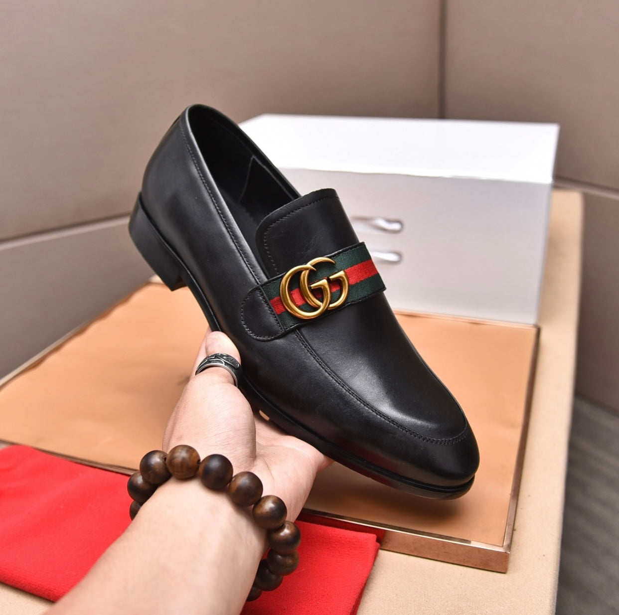 GG Web Loafers