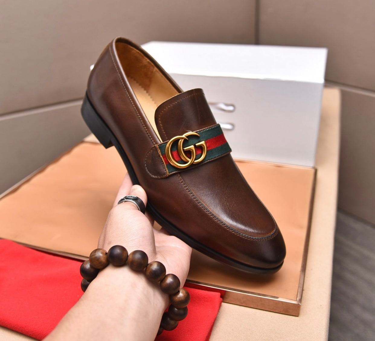 GG Web Loafers