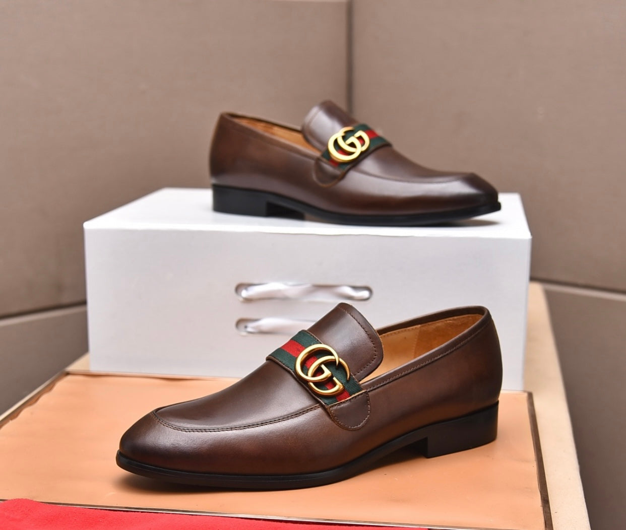 GG Web Loafers