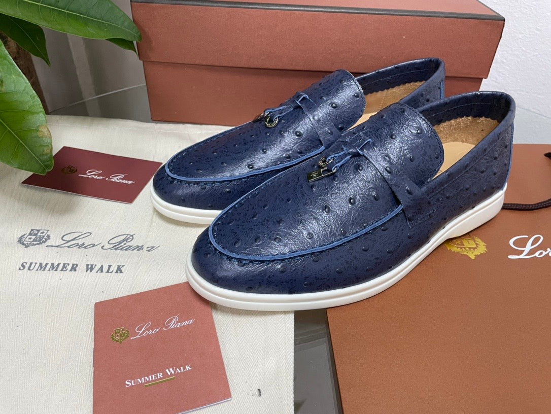 Embossed Loafers