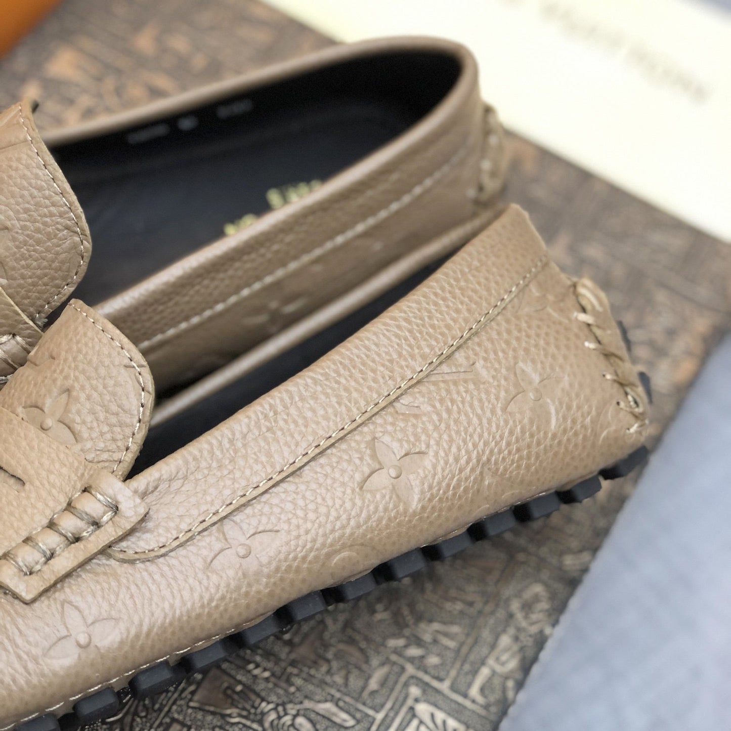 Embossed Loafers