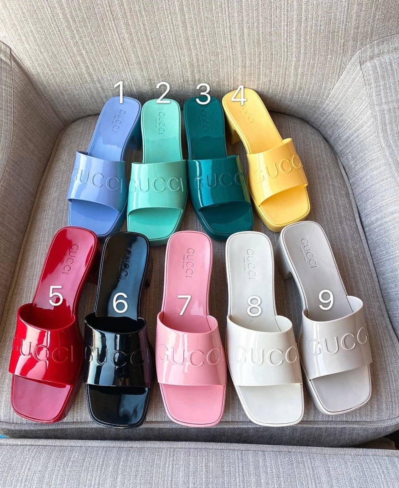 Rubber Slide Sandals