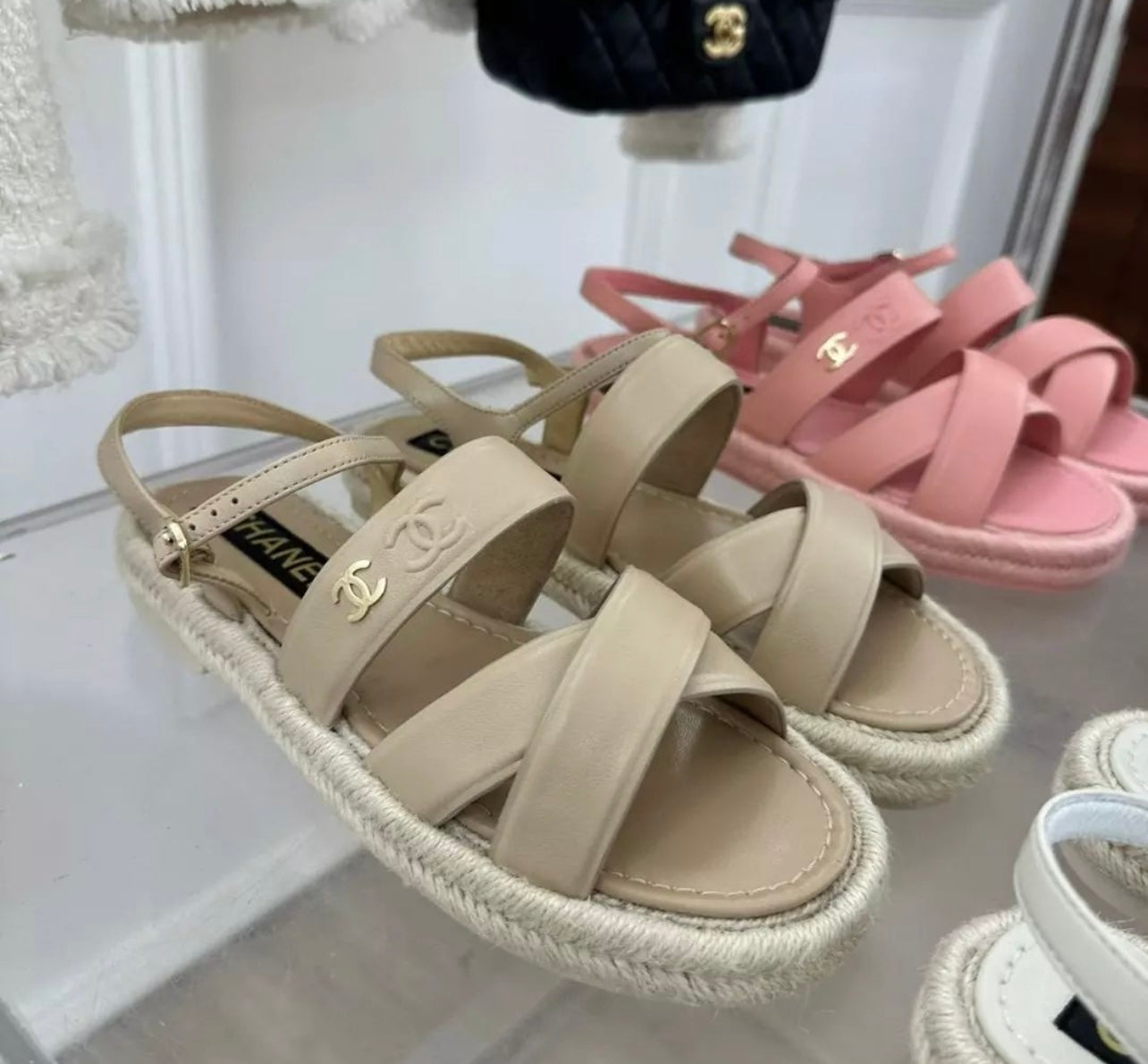 CC Leather Sandals