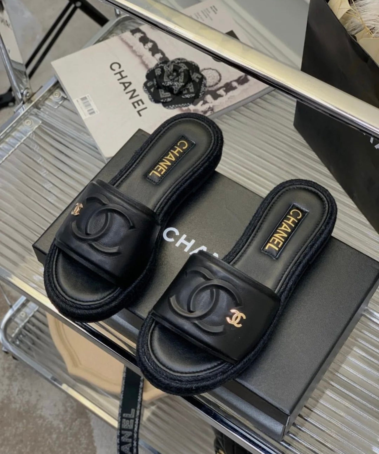 CC Leather Sandals