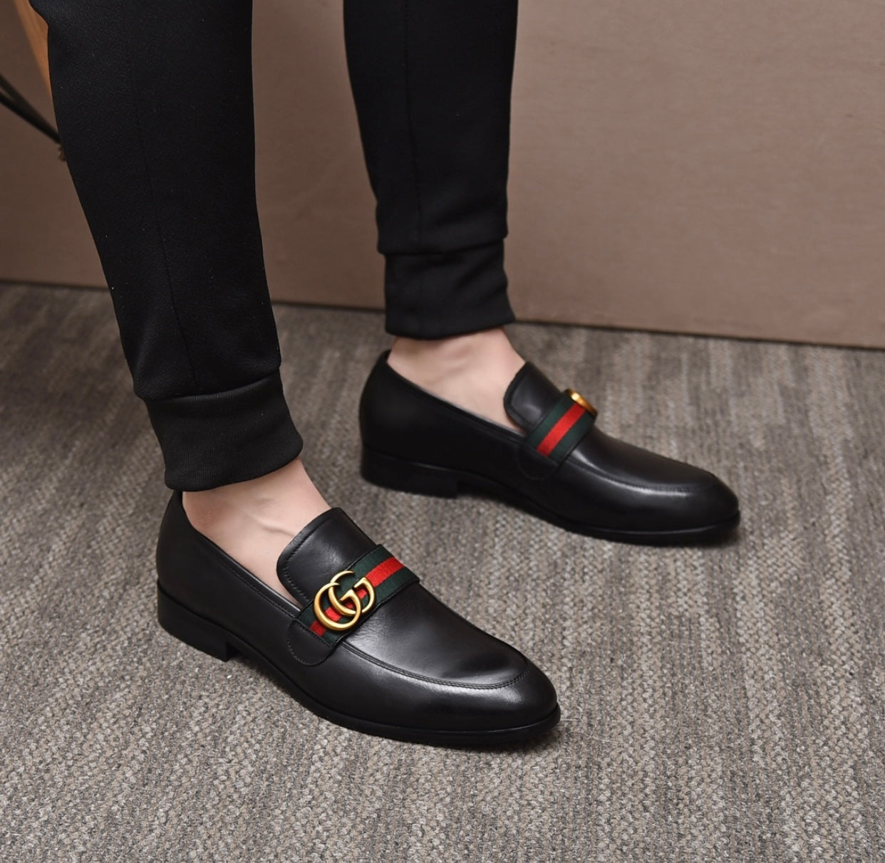 GG Web Loafers