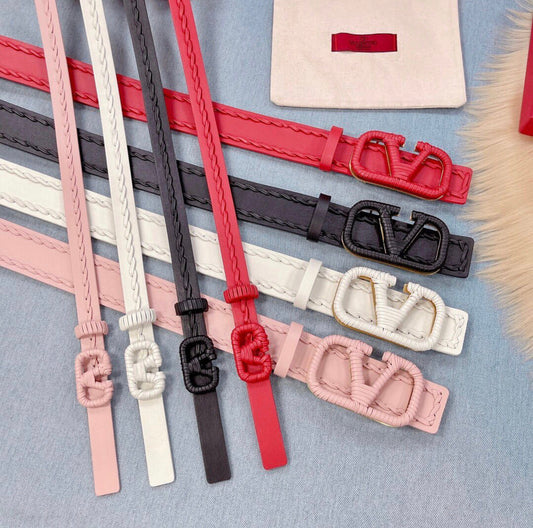 V Logo Belt