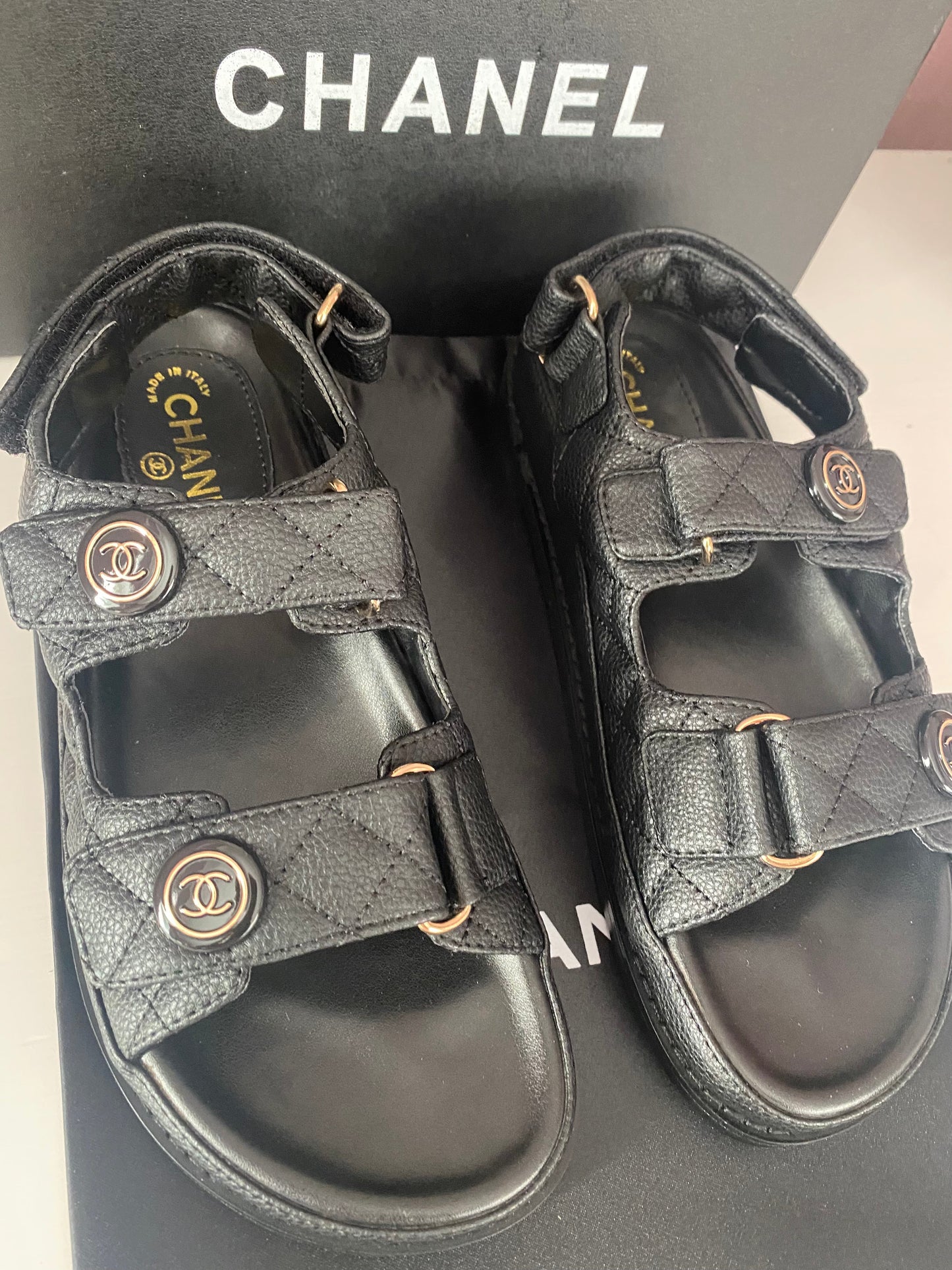 CC Button Dad Sandals