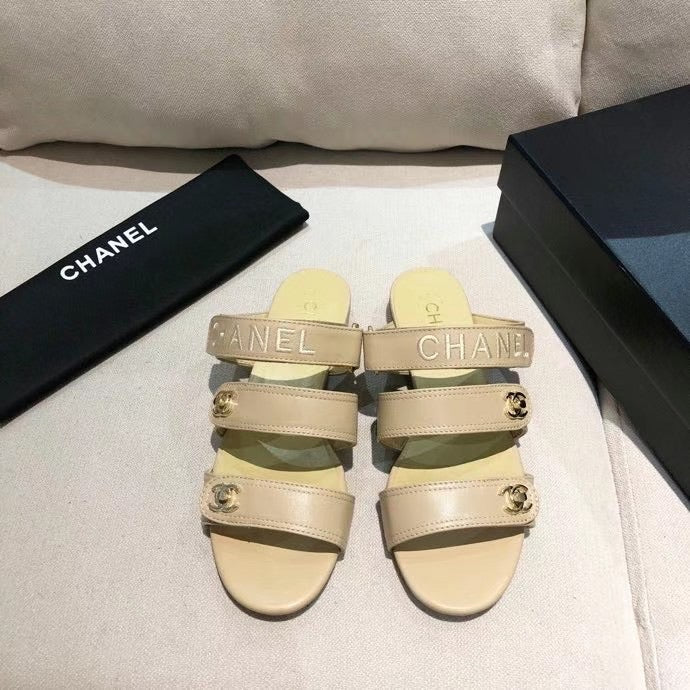 CC Leather Sandals