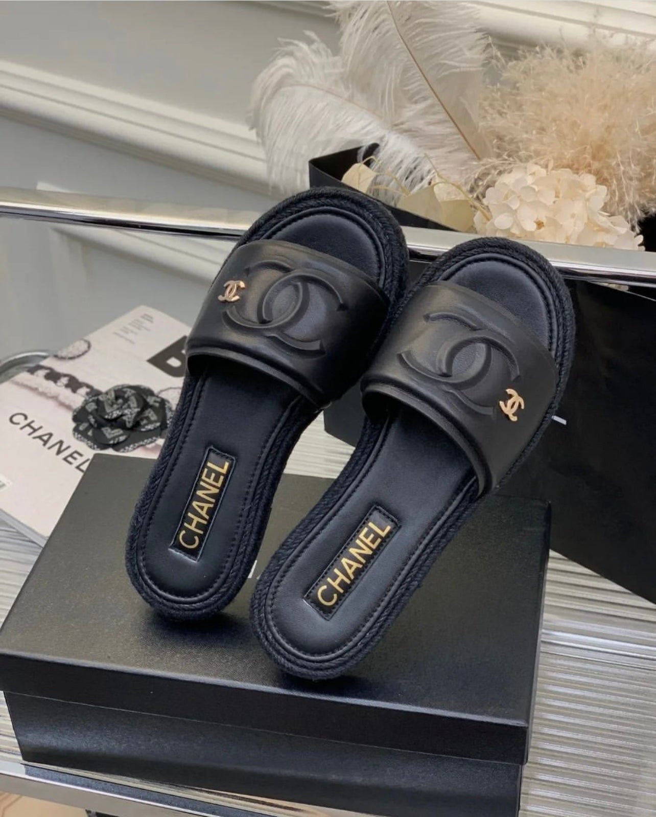 CC Leather Sandals