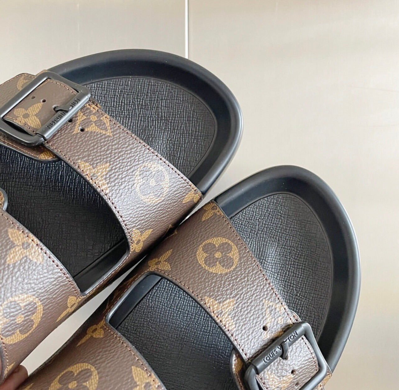 Monogram Sandals