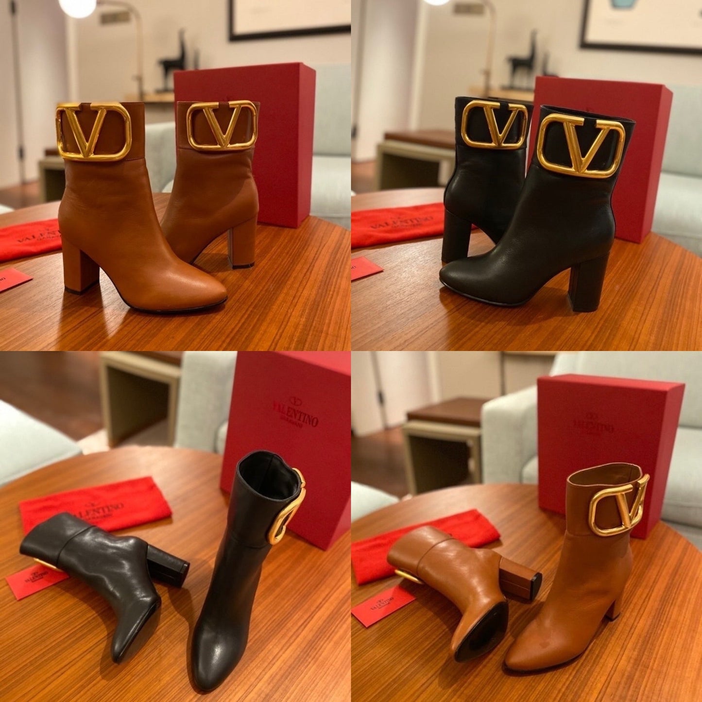 VLogo Ankle Boots