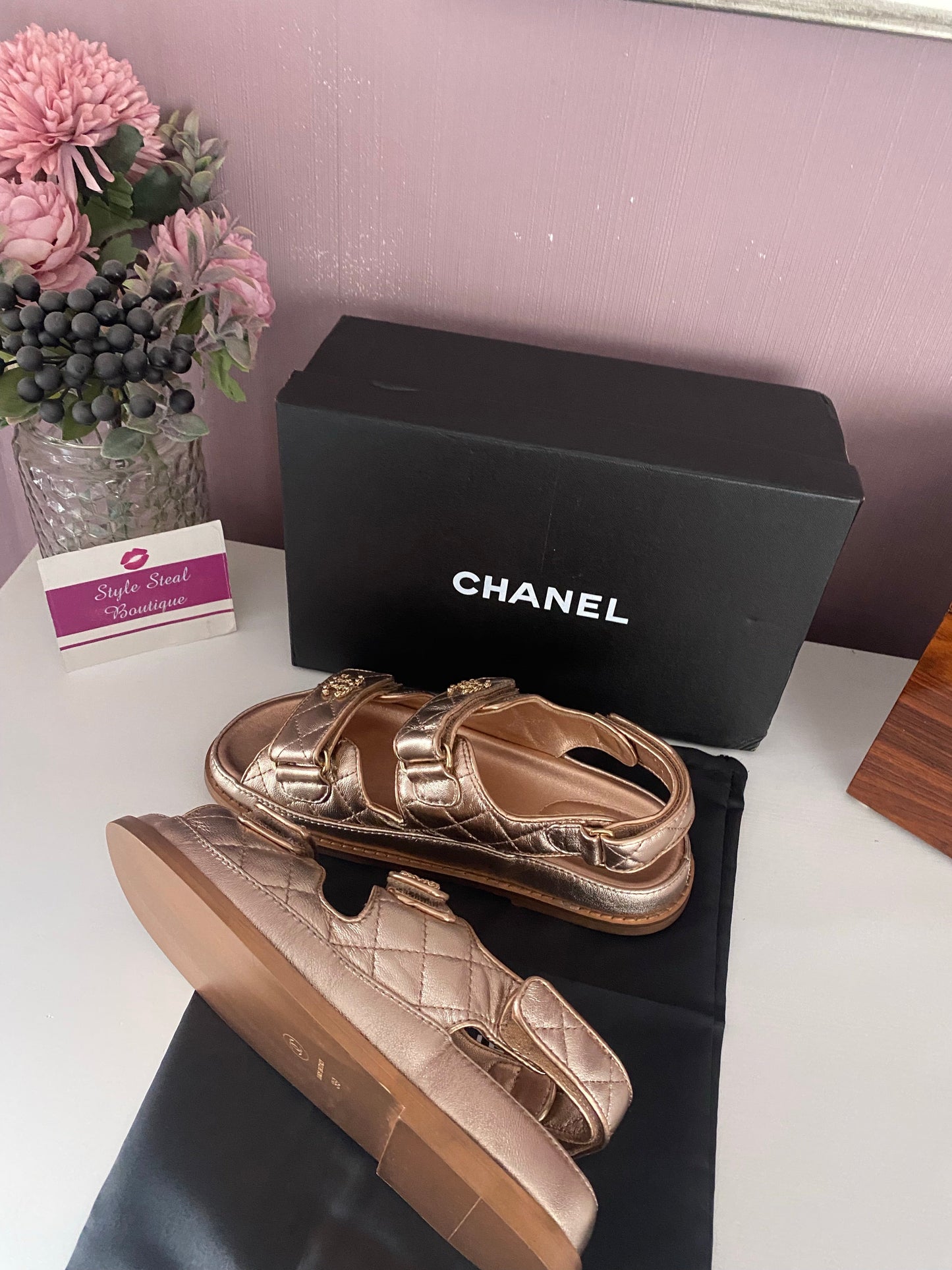 CC Leather Sandals