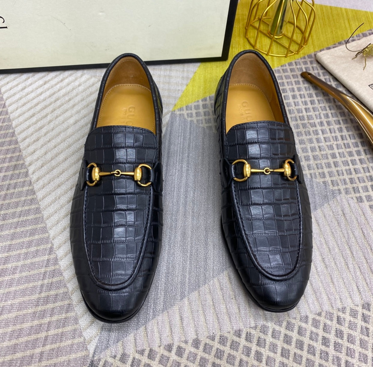 GG Embossed Loafers