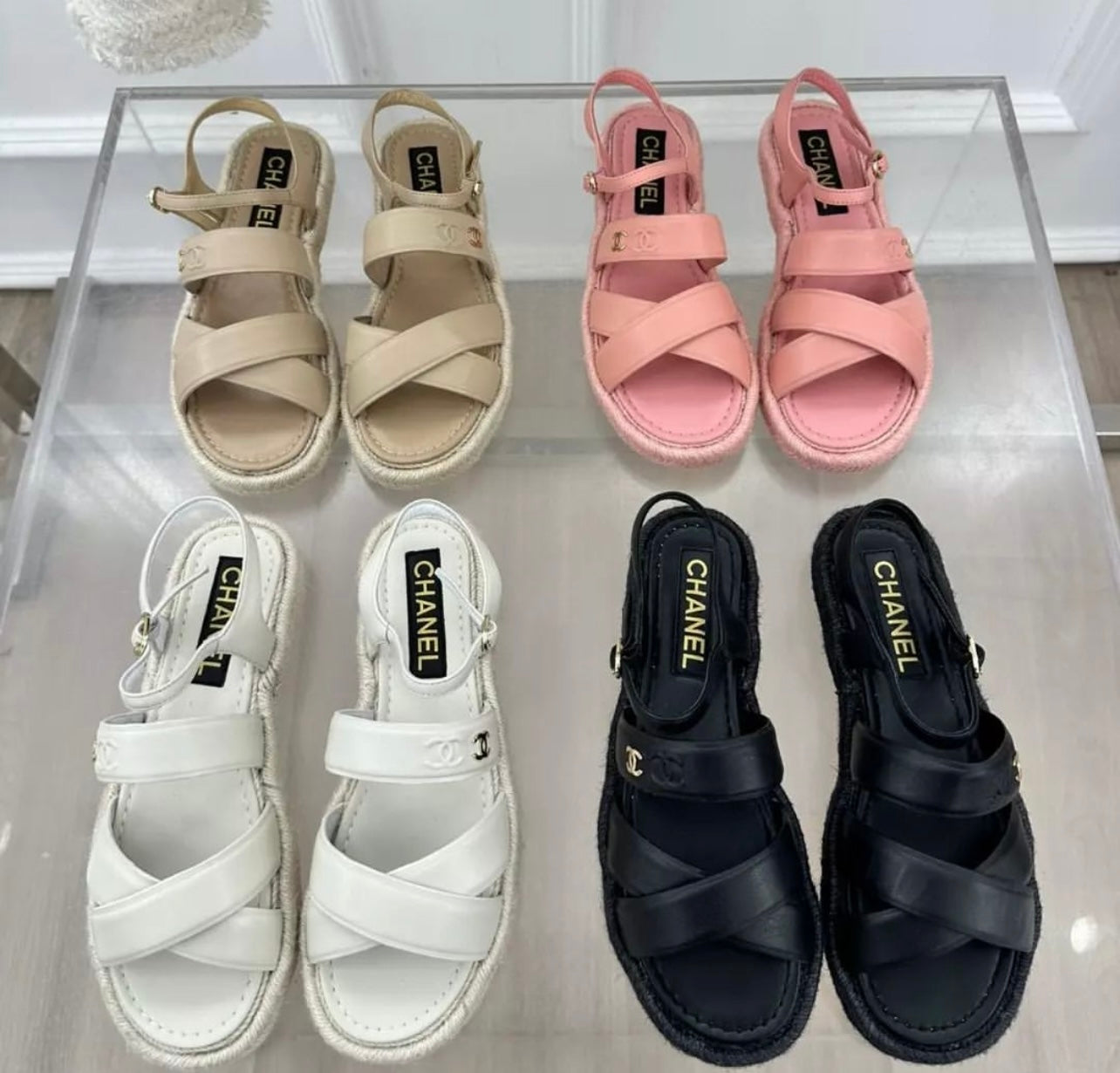 CC Leather Sandals