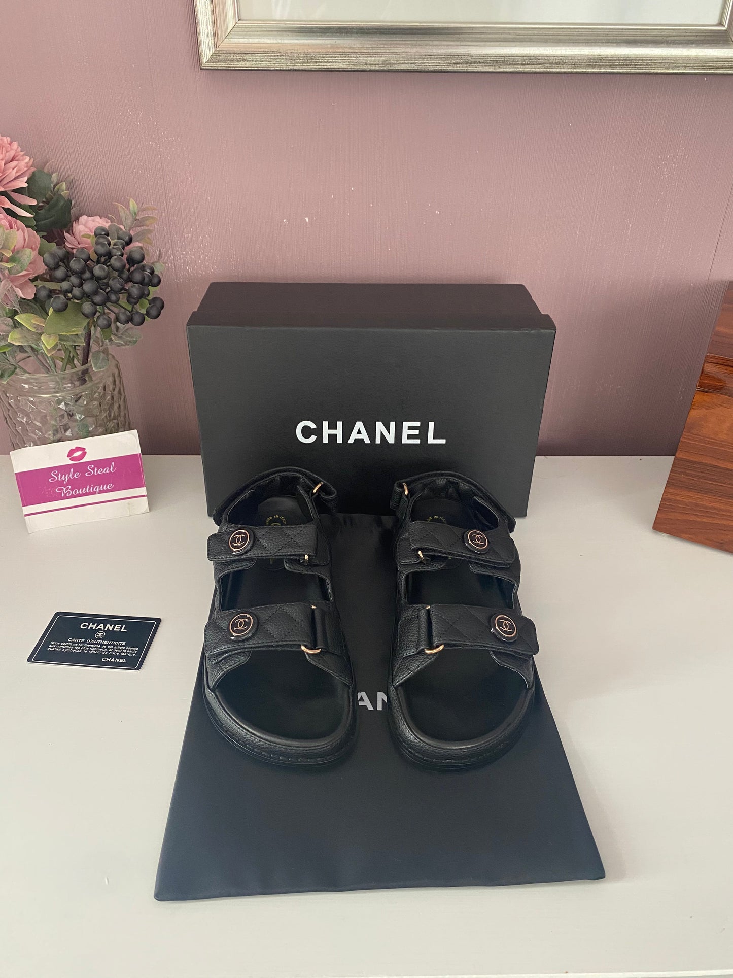 CC Button Dad Sandals