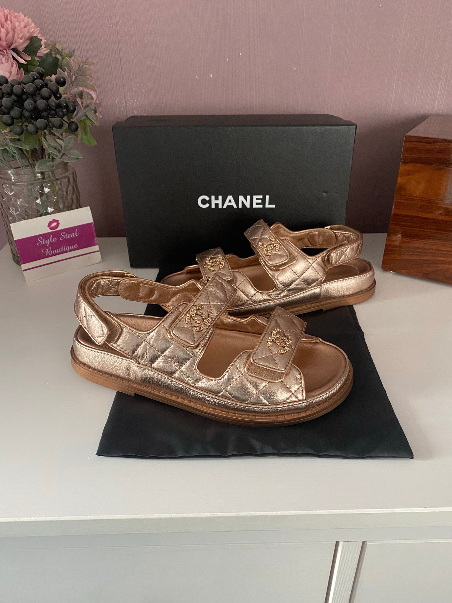 CC Leather Sandals