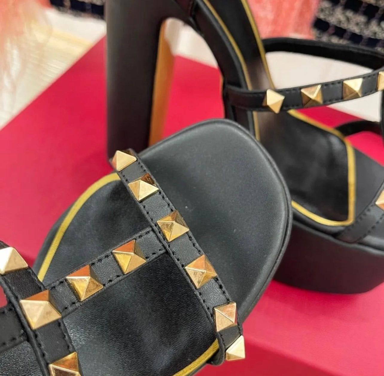 Rockstud Platform Sandals