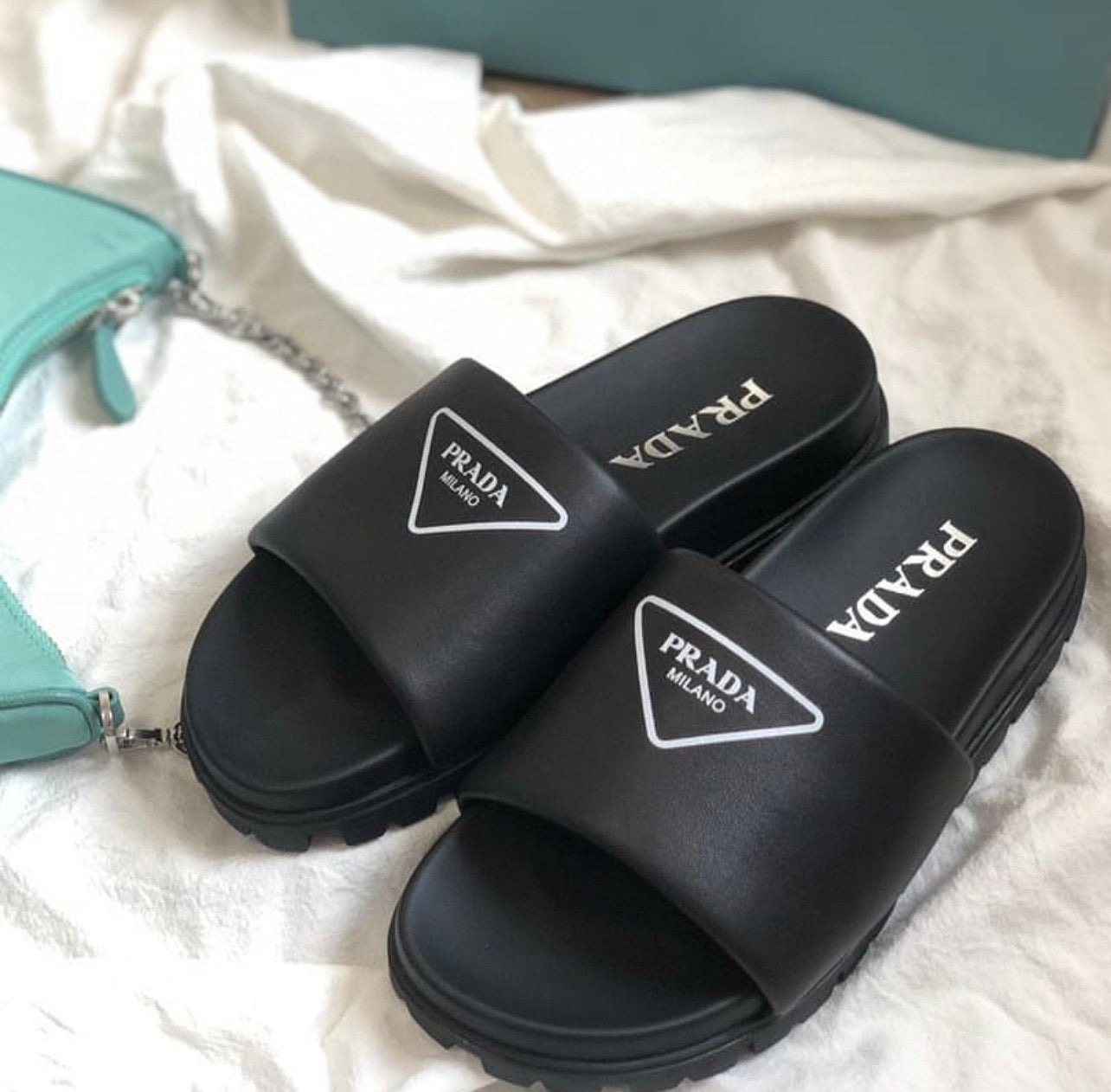 Leather Slides