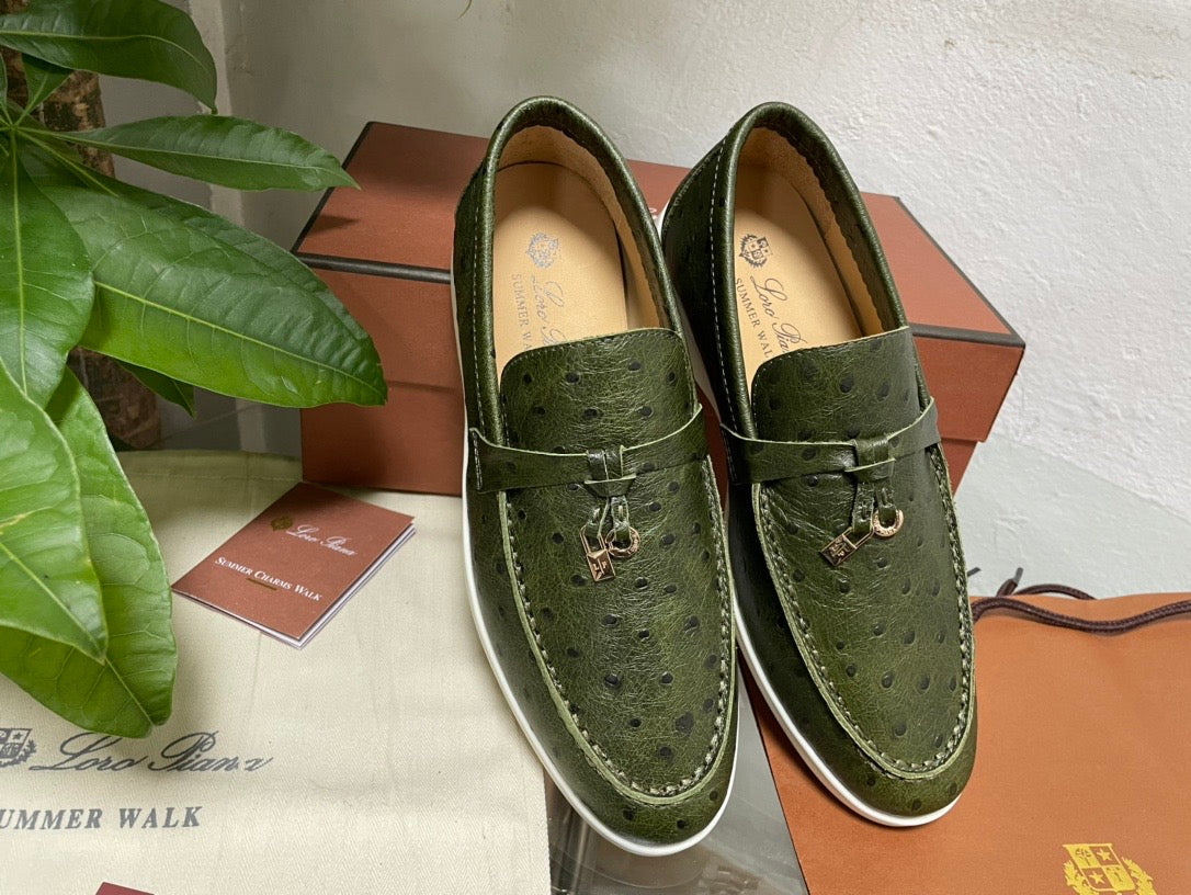 Embossed Loafers