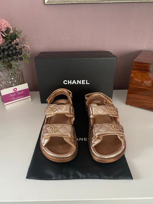 CC Leather Sandals